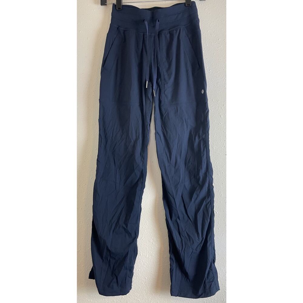LULULEMON Blue Dance Studio Mid-Rise Full Length Pant Pants Women’s Size 0